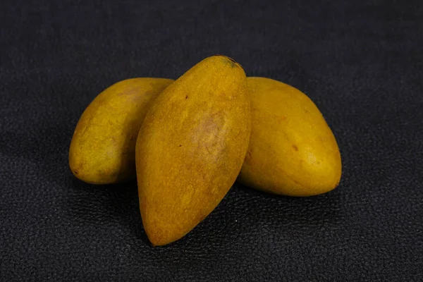 Exotische Tropische Früchte Sapodilla Teller — Stockfoto