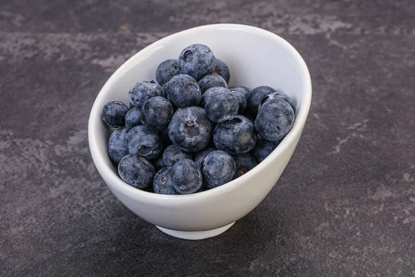 Sweet Fresh Juicy Blueberries Heap Background — Stock Photo, Image