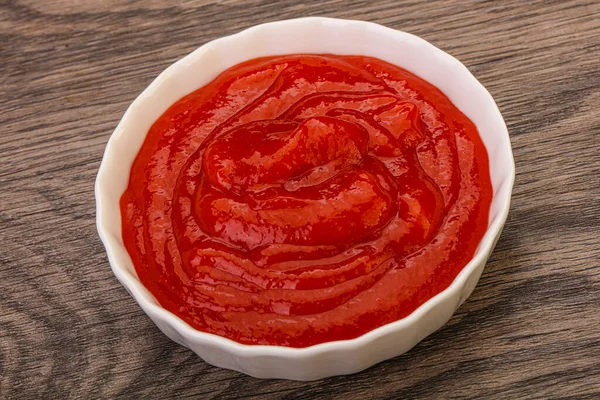 Mexican Hot Chili Sriracha Sauce Bowl — Stock Photo, Image