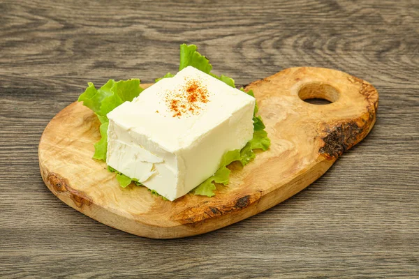 Queso Lácteo Feta Blando Tradicional Griego — Foto de Stock