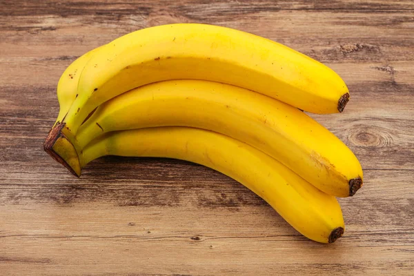 Édes Ízletes Banánkupac Háttérben — Stock Fotó