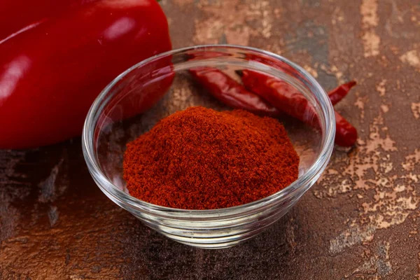 Édes Paprika Por Tálban — Stock Fotó