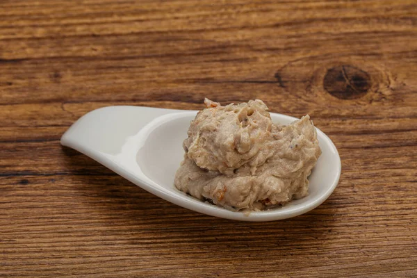 Mantequilla Arenque Untada Bowl Con Especias — Foto de Stock