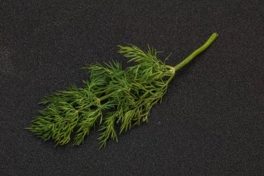 Aroma çeşnisi - Arkaplanda Yeşil Dill dalı