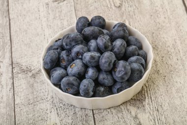 Olgun, tatlı, doğal yabanmersini yığını. 