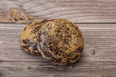 Tatlı ve lezzetli Rus zencefilli çörek yığını