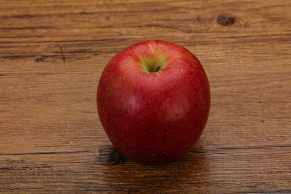 Single Red Sweet Tasty Apple Fruit — Stock Photo, Image