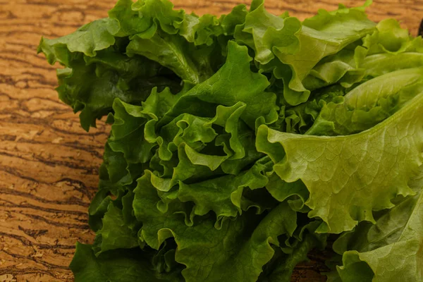 Cuisine Végétalienne Feuilles Salade Laitue Verte — Photo