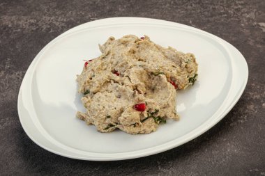 Vagan diyeti - granet tohumlu patlıcan mutabal