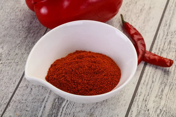 Édes Paprika Por Tálban — Stock Fotó