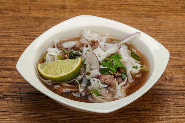 Vietnam Mutfağı Pho Çorbası — Stok fotoğraf