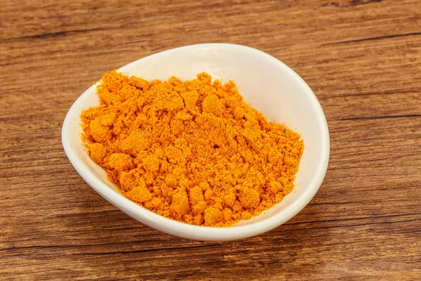 Tumérico Polvo Curcuma Recipiente — Foto de Stock