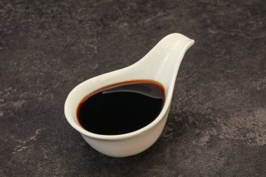 Asya mutfağı. Kasede soya sosu.
