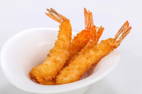 Estilo Asiático Camarão Tigre Tempura — Fotografia de Stock