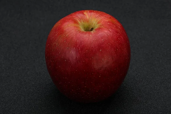 Único Vermelho Doce Saboroso Fruta Maçã — Fotografia de Stock