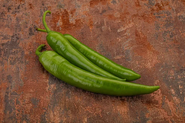 Rijp Smakelijke Pittige Groene Peper Halapenjo — Stockfoto