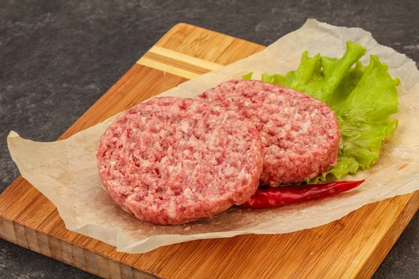 Hovězí Řízek Burger — Stock fotografie