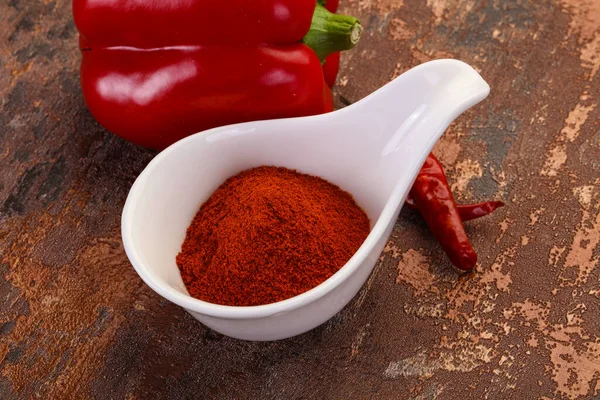 Édes Paprika Por Tálban — Stock Fotó