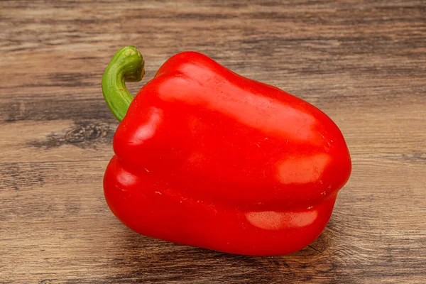 Red Bell Pepper Maduro Suculento Fresco — Fotografia de Stock