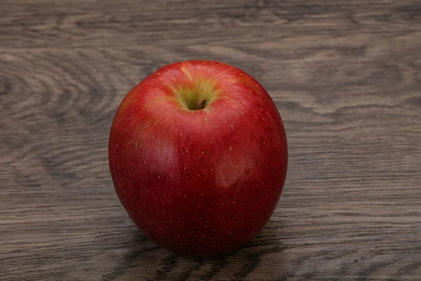 Single Rood Zoet Smakelijk Appelfruit — Stockfoto