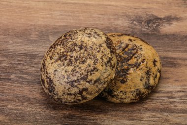 Tatlı ve lezzetli Rus zencefilli çörek yığını