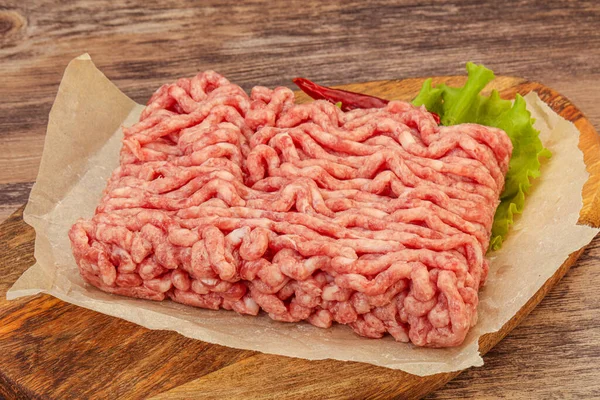 Gehakt Vlees Varkensvlees Rundvlees Koken — Stockfoto