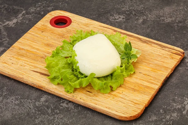 Italian Mozzarella Cheese Ball Board — Stock Photo, Image