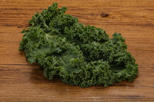 Vagan Keuken Verse Groene Cale Cabbage Leaf — Stockfoto