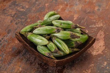 Kasede yeşil Asyalı patlıcan