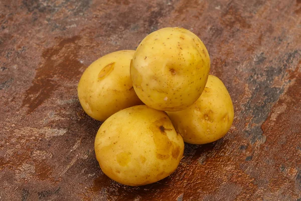 Young Small Seasonal Potato Heap Ready Cooking — Stock Photo, Image