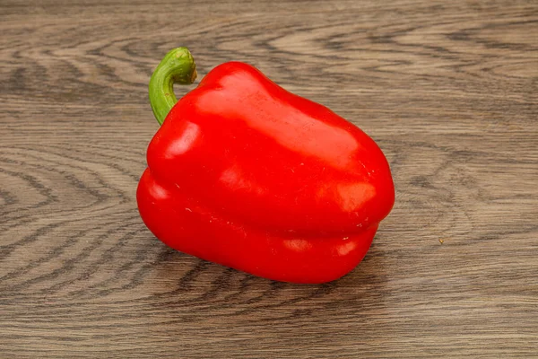 Red Bell Pepper Zralá Šťavnatá Čerstvá — Stock fotografie