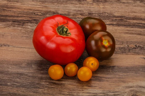 Mistura Madura Tomate Vermelho Amarelo Cumato — Fotografia de Stock