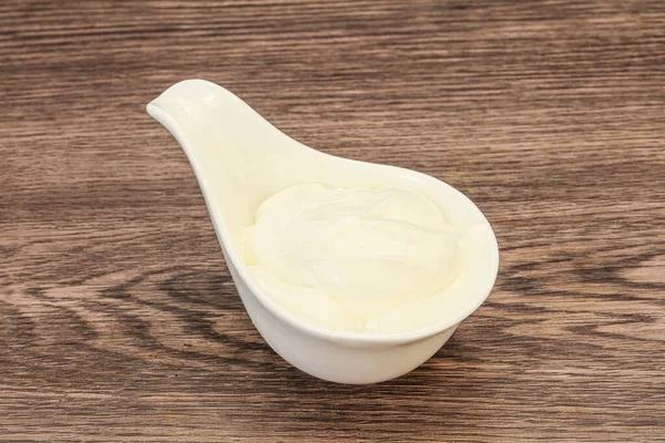 Dairy Sour Cream Bowl — Stock Photo, Image