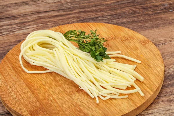 Chechil Spaghetti Formaggio Spuntino Mare — Foto Stock