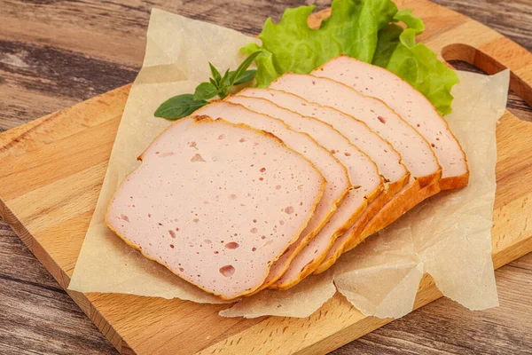 Schweinswurst Snack Über Bord — Stockfoto