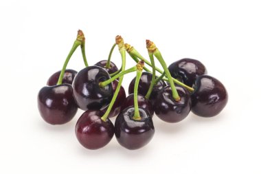 Olgun tatlı, taze kiraz meyvesi