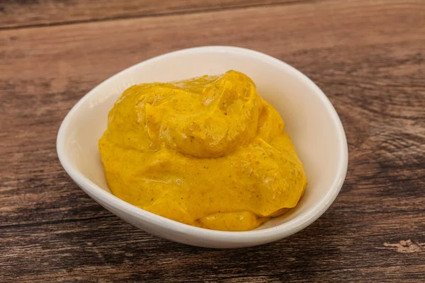 Arôme Asiatique Sauce Curry Dans Bol — Photo