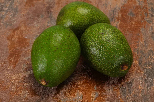 Avocat Diététique Vert Mûr Superaliment Pour Végétalien — Photo