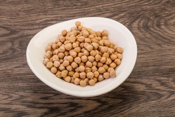 ビーガン料理 天然ドライひよこ豆のヒープ — ストック写真