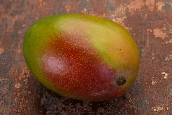 Mangue Sucrée Savoureuse Sur Fond Bois — Photo