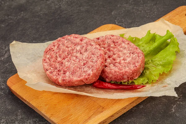 Hovězí Řízek Burger — Stock fotografie