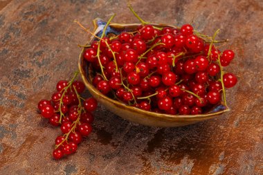 Tatlı taze kırmızı frenk üzümü