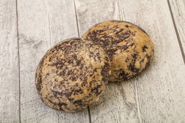 Tatlı ve lezzetli Rus zencefilli çörek yığını