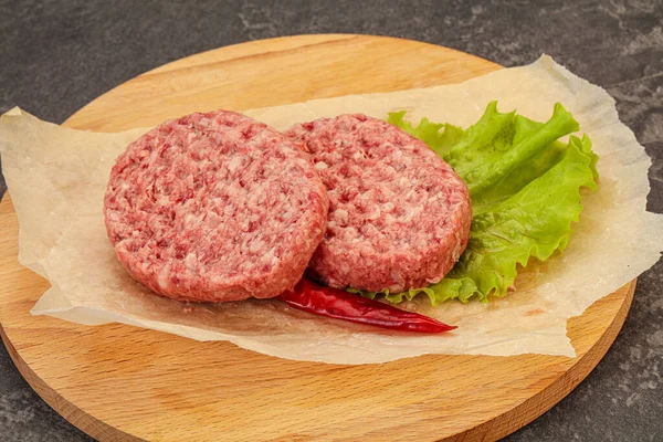 Hovězí Řízek Burger — Stock fotografie