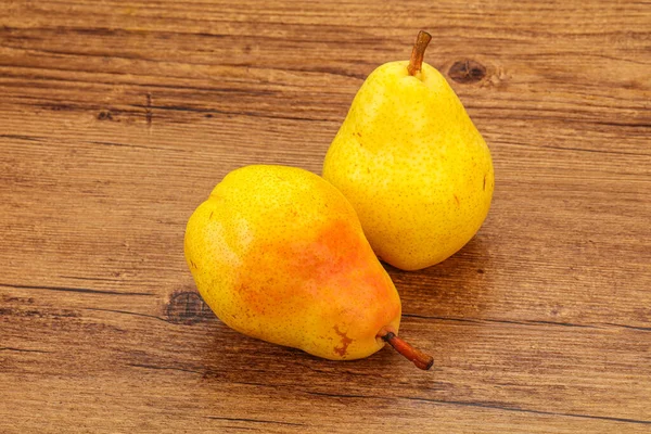 Fresh Sweet Yellow Pear Background — Stock Photo, Image