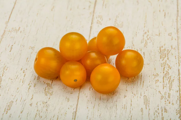 Fresh Yellow Tasty Cherry Tomato Heap — Stock Photo, Image