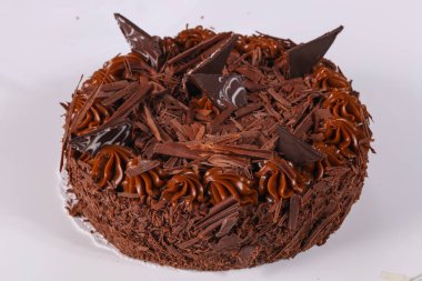 Kremalı lezzetli kek çikolatası.