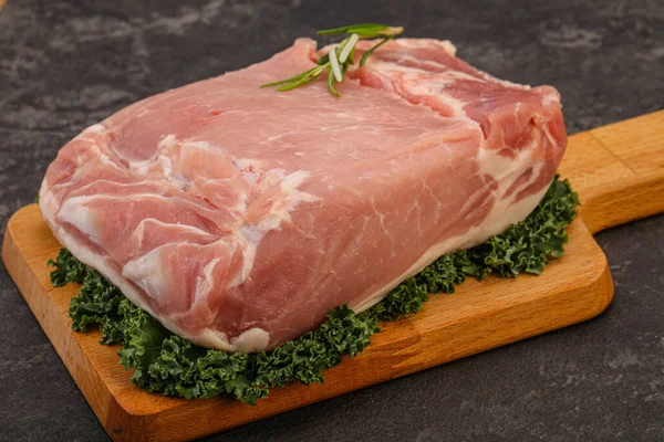 Сырое Мясо Свинины Приготовления Пищи — стоковое фото