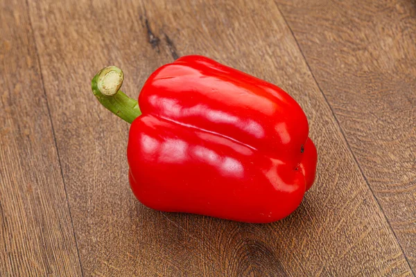 Red Bell Pepper Maduro Suculento Fresco — Fotografia de Stock