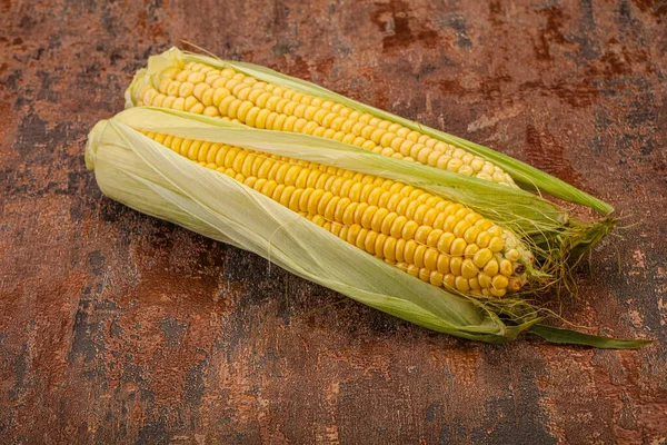 Vegan Cuisine Ripe Sweet Young Corn — Stock Photo, Image